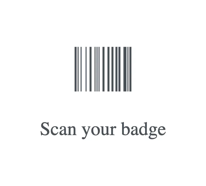 Scan badge