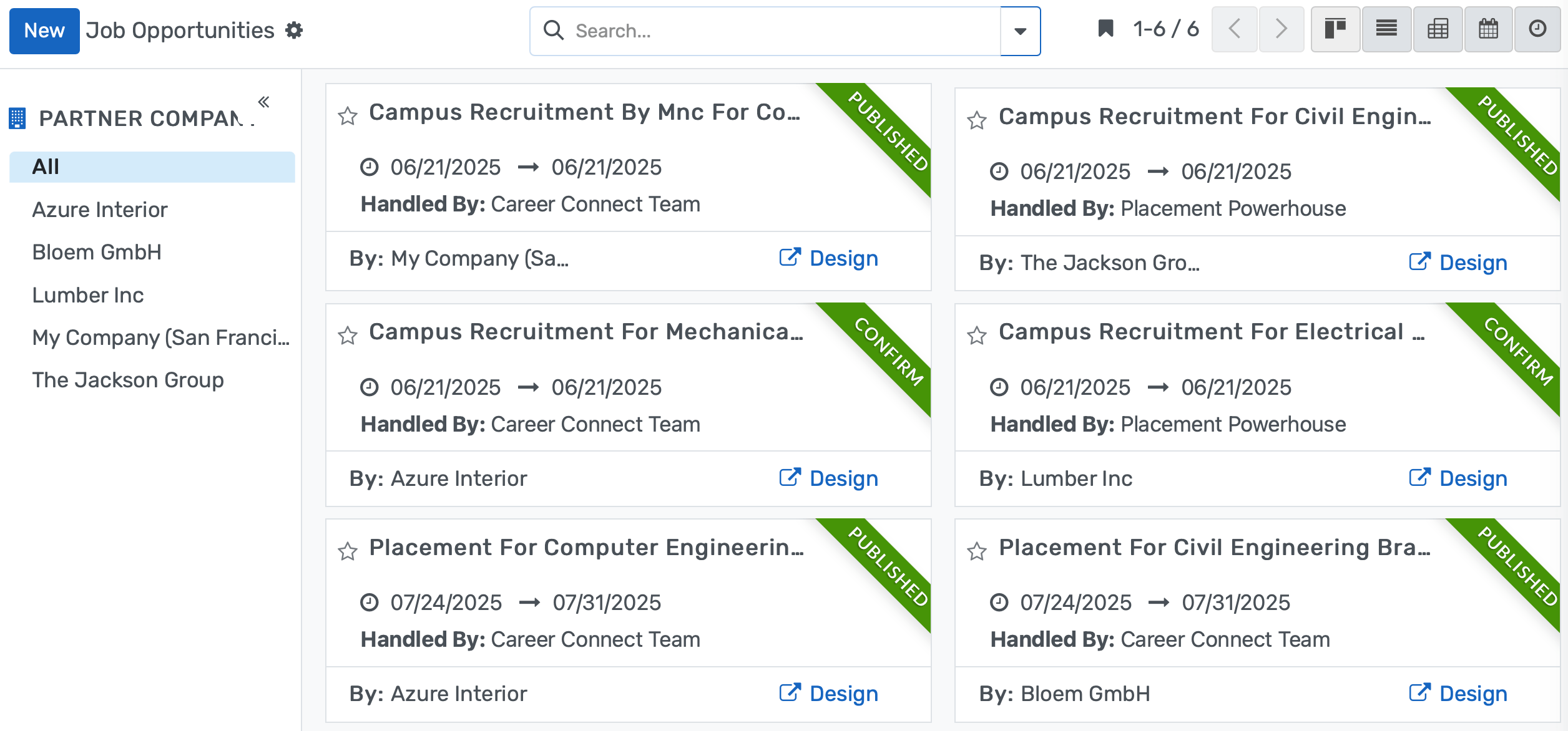 Campus Recruitment Drive Management