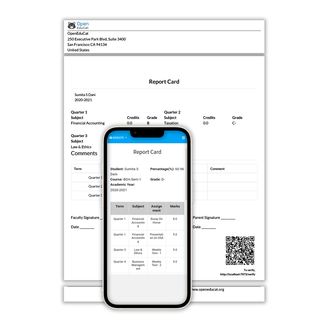 OpenEduCat QR Code