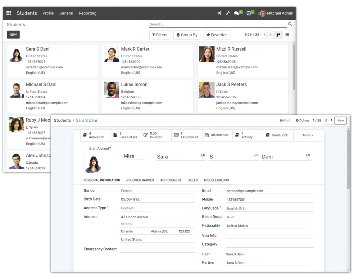 Student Information System Student Information System