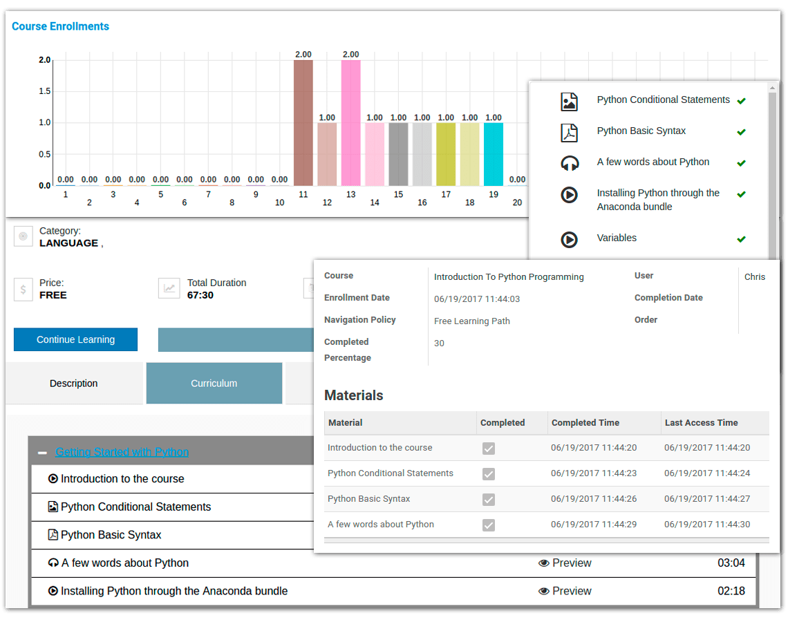 LMS Features LMS Features