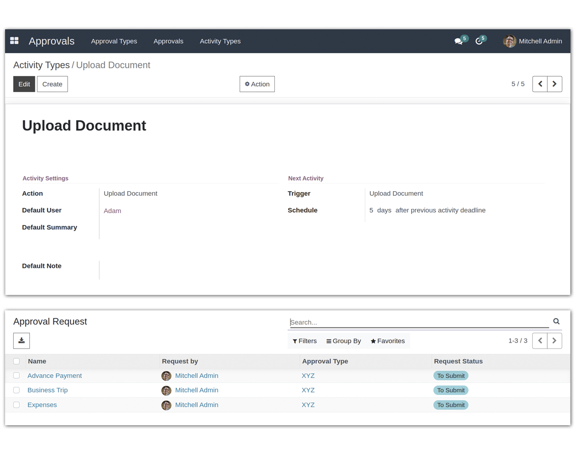 Simple Approval Flow Simple Approval Flow