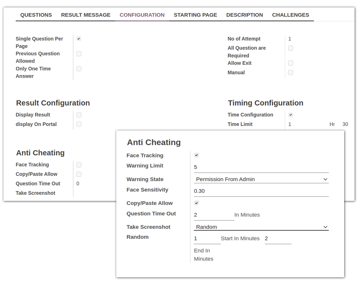 OpenEduCat Anti Cheating Tools OpenEduCat Anti Cheating Tools